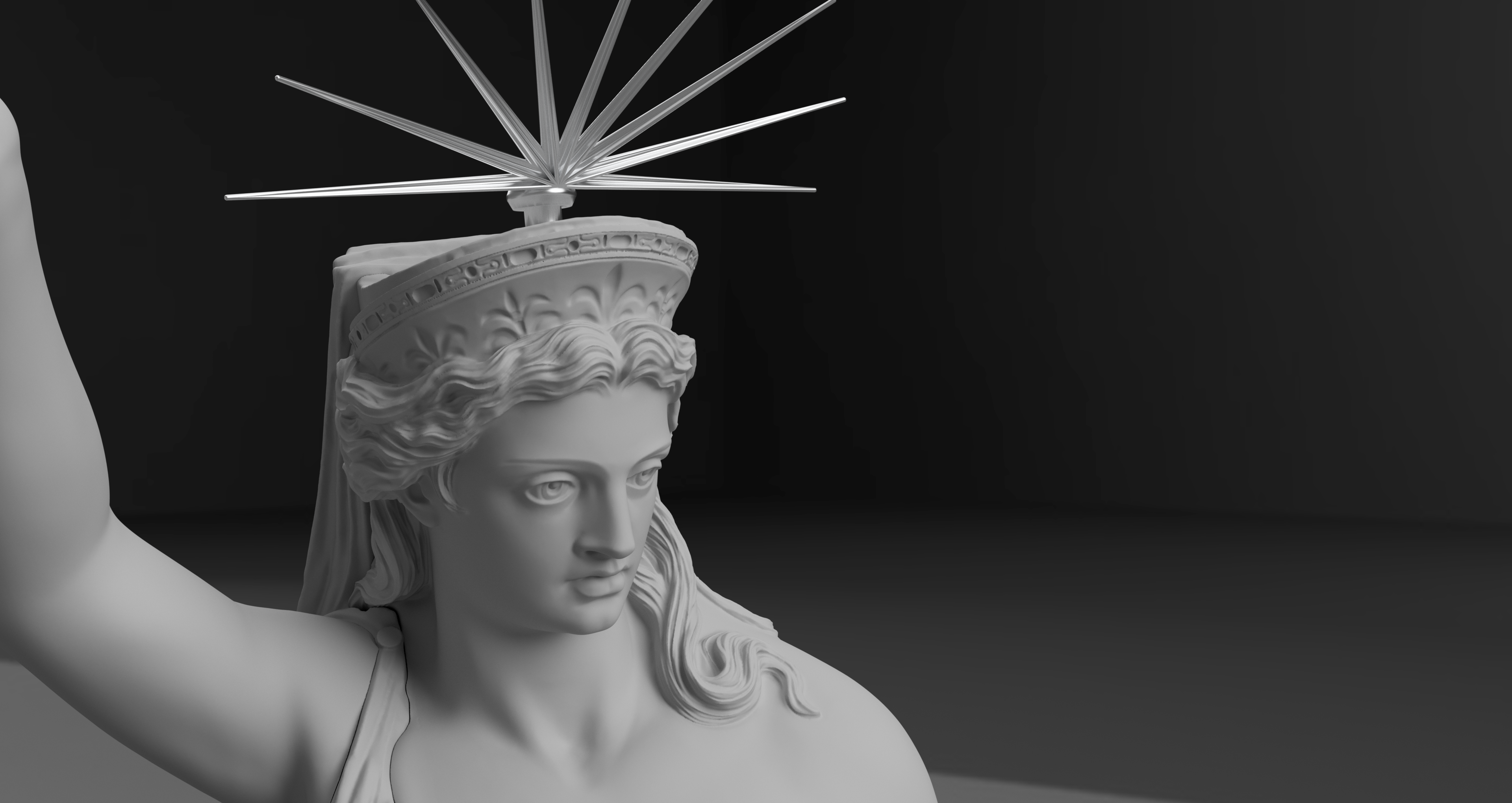 The crown's rays reconstructed in Fusion 360